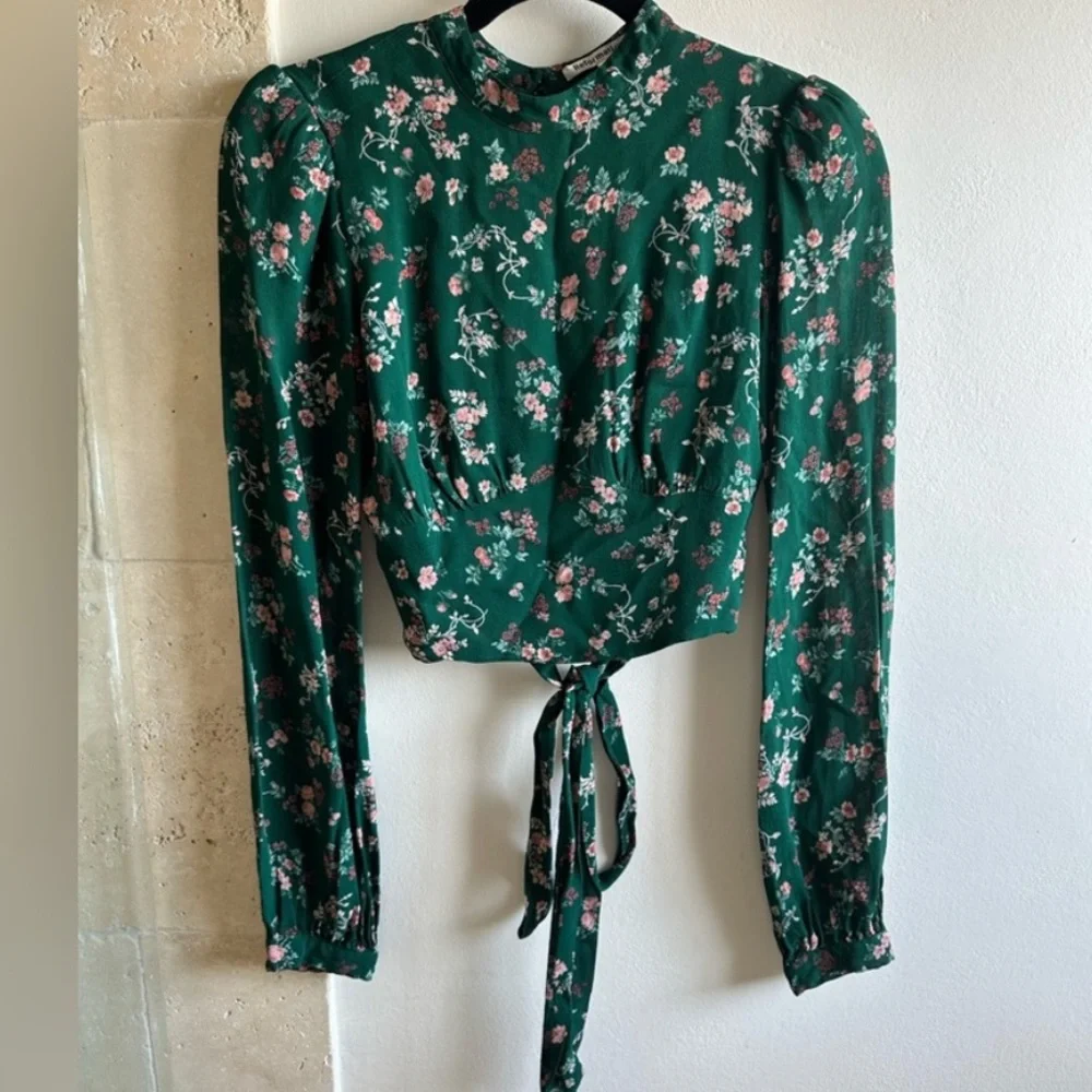 NWOT Reformation Raye Top in Emelia Floral 0 - Picture 6 of 9
